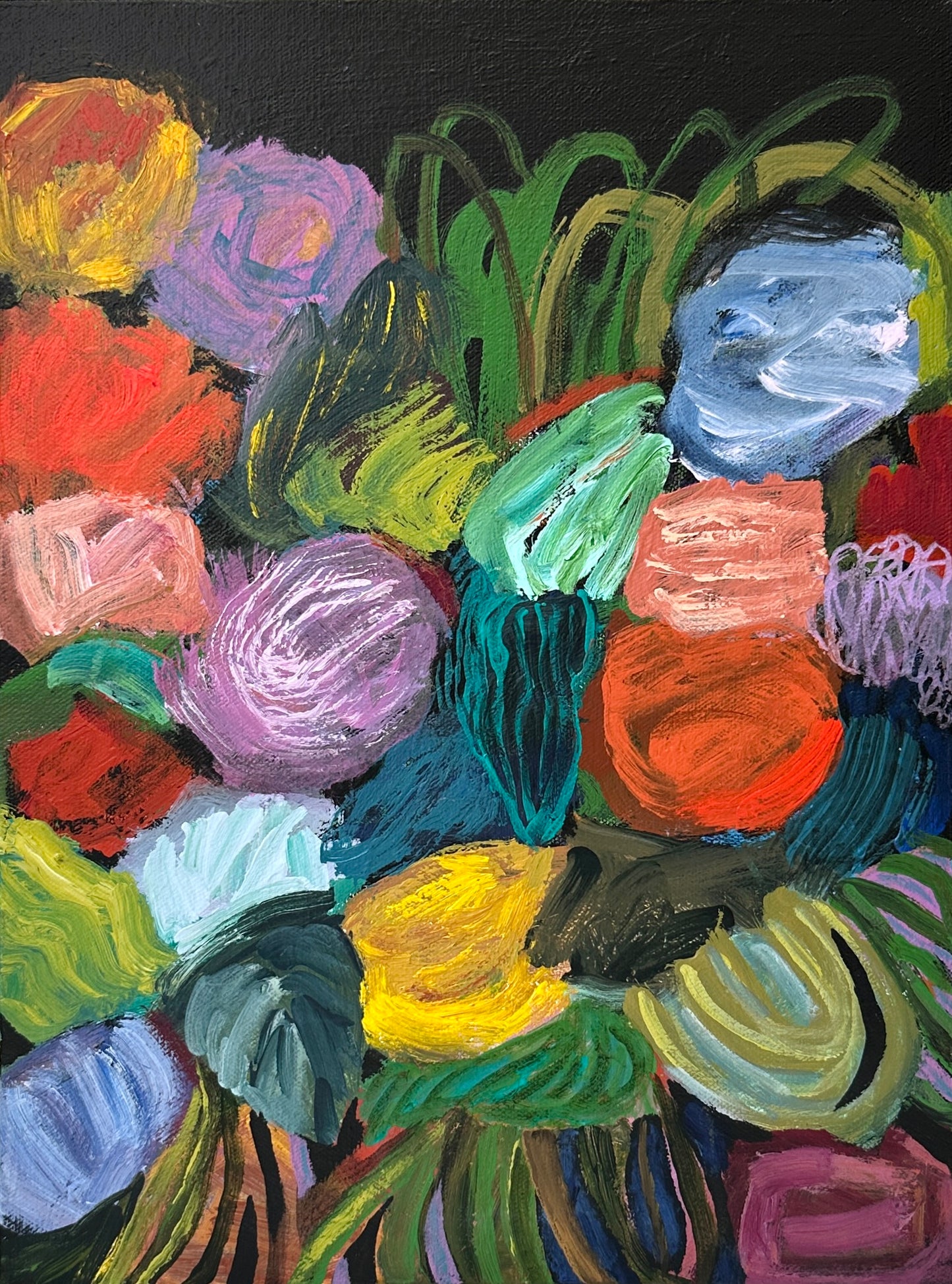 Midnight Garden 12x16